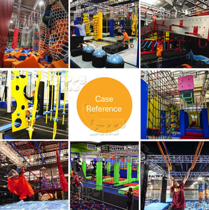 Parque de Aventuras Personalizado, Circuito Ninja, <span class=keywords><strong>Arena</strong></span> Interactiva, Equipo de Juegos Interior, Trampolín, Red de Arcoíris, Tobogán, Laberinto de Plástico - Product Image 6