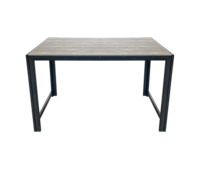 Table d'extérieur contemporaine en HDPE+métal, vente chaude, bonne qualité, best-seller, respectueuse de l'environnement, installation facile, vente en gros
