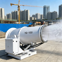 Générateur de brouillard portable, canon de désinfection, pulvérisateur anti-poussière, machine de suppression de la poussière