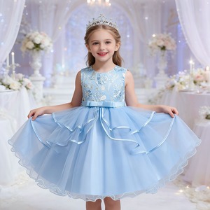 Nuovo Abito <span class=keywords><strong>da</strong></span> <span class=keywords><strong>Cerimonia</strong></span> per Bambine, Vestito <span class=keywords><strong>da</strong></span> Principessa, Abito <span class=keywords><strong>da</strong></span> Damigella per Matrimonio, Abito <span class=keywords><strong>da</strong></span> Sera, Vestito con Gonna Voluminosa per Ragazze - Product Image 3