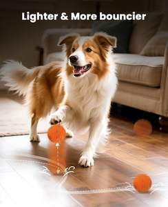 Akıllı interaktif köpek topları hareket aktif otomatik hareketli kabarık oyuncak orta/büyük köpekler için açık kullanım E-TPU malzeme - Product Image 6