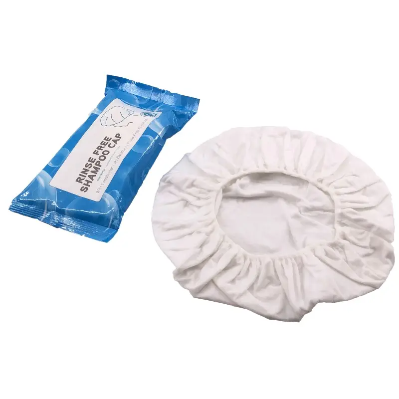 Microwaveable Latex Free No Rinse Shampoo Shower Cap For Elder And Patient