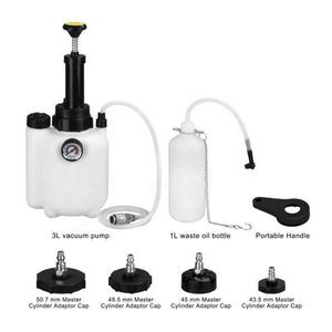 Комплект для подачи тормозной жидкости, 3 л, комплект для вакуумного насоса, подходит для большинства резервуаров главного тормозного цилиндра - Product Image 5