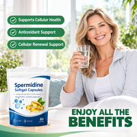 SPL Private Label Spermidine Softgel Soutien Immunitaire Extrait de Germe de Blé Haute Qualité 1% Spermidine Capsules Molles
