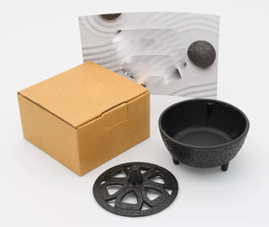 Bâtons d'encens en forme de lotus traditionnels en fonte, porte-bâton bouddhiste <span class=keywords><strong>zen</strong></span> - Product Image 5