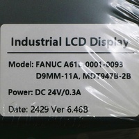 Monitor CRT FANUC de 9 Pulgadas A61L-0001-0093, Marca Original en Stock, Mejor Precio