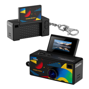 <span class=keywords><strong>Mini</strong></span> appareil photo numérique avec écran LCD rabattable de 0,97 pouces, 1080P 130 °   <span class=keywords><strong>Mini</strong></span> caméra numérique rétro grand angle à clipser sur clé USB - Product Image 4
