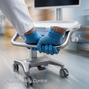 Quando la durabilità è importante, scegli il carrello porta computer medicale Keling Medical Hospital. - Product Image 6