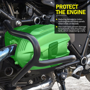 Protection de moteur et cadre anti-chute XXUN pour moto <span class=keywords><strong>BMW</strong></span> R <span class=keywords><strong>Nine</strong></span> <span class=keywords><strong>T</strong></span> RNineT R9T Racer Scrambler <span class=keywords><strong>Pure</strong></span> Urban G S 2014-2022 - Product Image 3