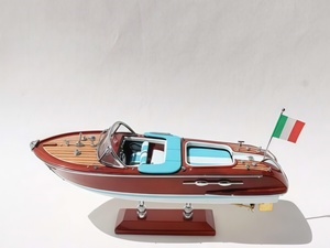 Modèle de bateau de course Chris Craft Racing Runaboat <span class=keywords><strong>Aquarama</strong></span> Riva en bois, entièrement assemblé, modèle de yacht italien, décoration de yacht pour la maison - Product Image 3
