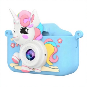 New Kids Camera Children's Mini SLR Toy HD Photo Video Imaging Sensor Waterproof 2.0" <b>Screen</b> CMOS MicroSD <b>Plastic</b> Birthday - Product Image 1