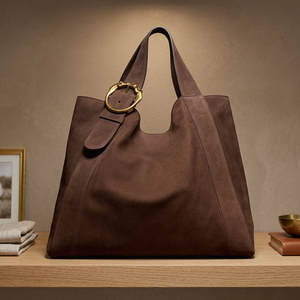 Bolsos de Mano Casuales de Moda de Lujo para Mujer, de Cuero Genuino, Duraderos, Plegables, Impermeables, Ligeros, de Gran Capacidad, para el Día de San Valentín - Product Image 1