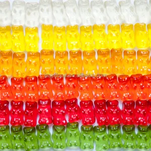 Gummy manufacturer wholesale multicolor gummi bears candy Bulk gummy bears