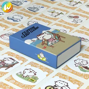 Индивидуальная детская карточная игра, 52 карты, колода для обучения детей