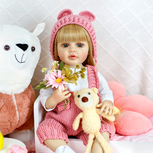 Lifereborn Poupées Réalistes <span class=keywords><strong>Betty</strong></span> Reborn Fille Douce de 55 CM (22 Pouces) à Prix Ultra Réduit, Jouets en Peluche pour Bébés et Enfants, Idéales pour Cadeaux - Product Image 1