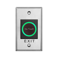 OUTUS - Botón de Salida Infrarrojo Moderno con Liberación por Presión, de Metal, para Puerta, para Sistema de Control de Acceso en Villas