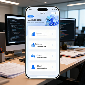 Integrated Logistics IOS App Development Full-Process Controllable Commission Incentives Performance Dashboard Delivery Services - Product Image 1