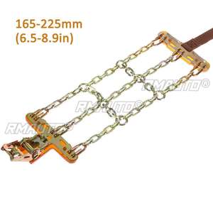 Chaînes universelles en acier pour pneus de camion et voiture, chaînes de neige et de glace pour l'hiver, ceintures antidérapantes pour véhicules, chaînes de roue pour SUV, sécurité routière sur les routes boueuses - Product Image 6