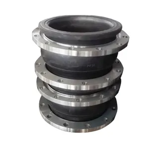 Montagens de tubulação ansi dn300 pn16, juntas de expansão de borracha flexível flanged com preço de fábrica