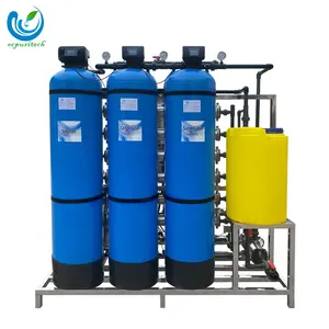 Purificador de agua de ósmosis inversa, equipo de tratamiento de plantas con filtro de agua de 1500 LPH