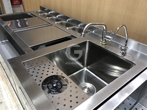 Estación de bar móvil, estación de servicio para camareros, estación de cócteles bajo el bar - Product Image 5