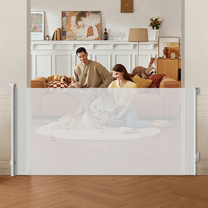 PRODIGY SG027 High Cost-performance Ratio Retractable Soft PVC <b>Mesh</b> Safety <b>Gate</b> <b>Baby</b> Safe Kids <b>Gate</b> Set Multi-scenario Use - Product Image 1