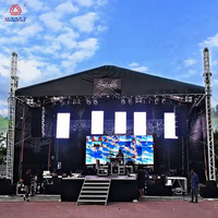 Structure de scène mobile en aluminium pour DJ, éclairage de scène de concert, scène musicale, éclairage DJ, structure de scène, éclairage DJ mobile, TRUSS DISPLAY