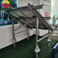 Vente chaude panneau solaire montage au sol module pv mise à la terre matériel de montage métal vis de terre système solaire