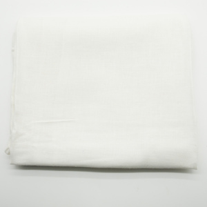 Tela de rayón y lino blanco sólido para camisas, superventas