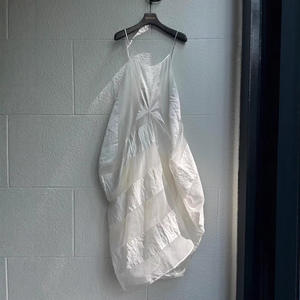 <span class=keywords><strong>Robe</strong></span> à bretelles haut de gamme personnalisée en soie et lin jacquard, teinte à la main aux coloris botaniques, style vieilli, coupe en forme de bourgeon, pour femme, printemps, <span class=keywords><strong>antistatique</strong></span> - Product Image 4