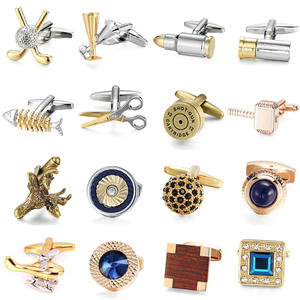 丸い形のボールを作るカスタムステンレス製カフリンク男性用高級カフスボタン - Product Image 6