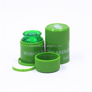 Tapas de Plástico con Logotipo Estampado en Caliente de 33x58 mm, Tapas de Rosca a Prueba de Robo, Fáciles de Abrir, Tapas de Botella con Cierre de Rosca, Tamaño y Color Personalizados - Product Image 1