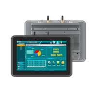 Panel sentuh industri 10.1 inci PC Monitor terpasang IP65 AIO dengan Intel J1900 I3 untuk sistem kontrol/otomasi/kios pabrik