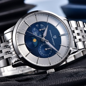 Pagani tasarım 1795 paslanmaz çelik japonya kronograf kuvars saatler erkekler bilek safir cam 10ATM su geçirmez izle erkekler için - Product Image 5