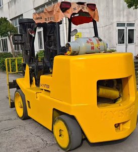 Chariot élévateur d'occasion Hyster 7 tonnes diesel, robuste, avec mât renforcé et pneus pleins résistants à l'usure, en stock - Product Image 5