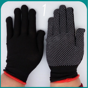 Guantes de nailon con puntos de PVC moldeados, 13 agujas, hasta la muñeca, antideslizantes, para construcción, deportes, tareas domésticas, minería, almacenamiento, reparación - Product Image 3