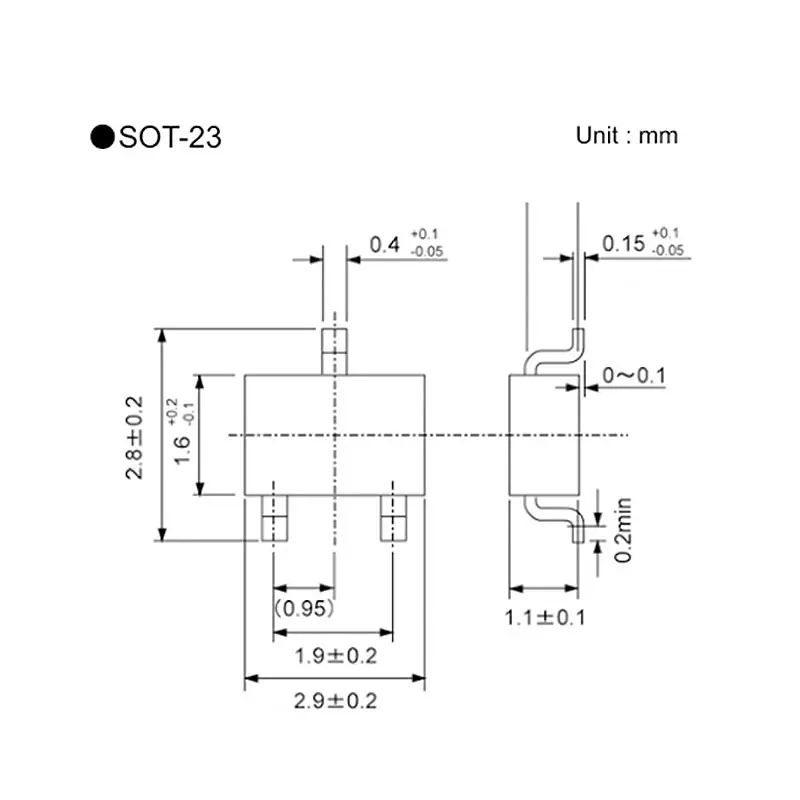 Reguladores de Voltaje Positivo SMD, Transistor IC SOT-23 XC6206P252MR 58GC XC6206P282MR 65X5 XC6206P362MR 665K triodo