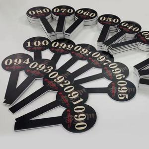 <span class=keywords><strong>ป้าย</strong></span>ไม้ประมูลรูปวงรีทำจากพลาสติก - Product Image 2