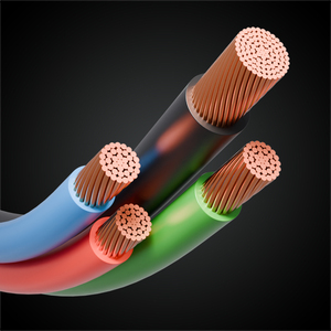 สายไฟทองแดงแบบยืดหยุ่น 300/500V H05V-K สำหรับการเดินสายภายในแผงควบคุม - Product Image 3