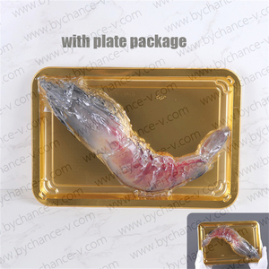Réplica de Camarón Tigre Negro Artificial de PVC, Impermeable, <span class=keywords><strong>para</strong></span> Decoración de Ventanas de Restaurantes y Bufés - Product Image 6