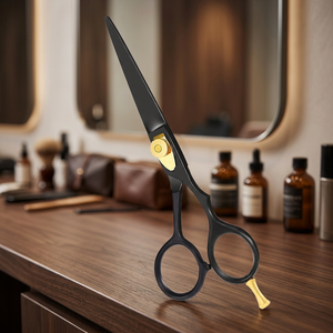 Ciseaux de coiffure professionnels bleus A1020 5,5'' 6'' en acier inoxydable japonais, tranchants pour la coiffure et l'utilisation en salon de barbier - Product Image 2
