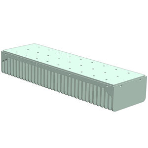 بالوعة حرارية قياسية من الألومنيوم ، + مم واسعة واسعة ، Heatsink - Product Image 1