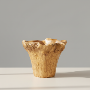 Guansen Dia25-29cmx H40cm naturel tranchant sculpté à la main racine sculpture grands vases de fleurs en <span class=keywords><strong>bois</strong></span> pour la décoration intérieure - Product Image 6