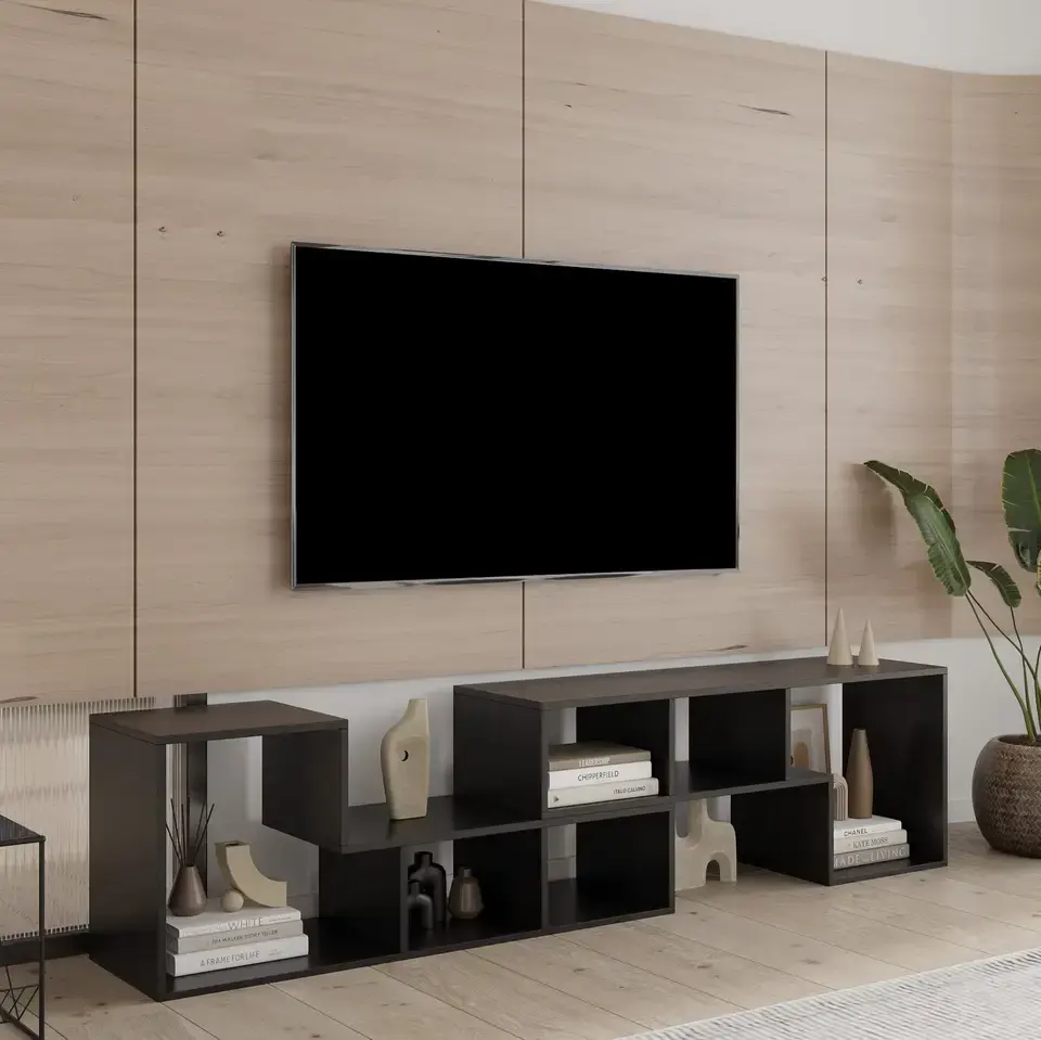 Combinazione gratuita grande armadietto porta Console TV in legno per ingresso soggiorno moderno scaffale porta TV in legno