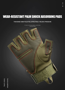 <span class=keywords><strong>Lupu</strong></span> alta calidad deportes protección al aire libre antideslizante hecho a medida niños guantes tácticos medio dedo - Product Image 6