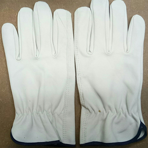 Guantes de Trabajo de Piel de Cabra Baratos, Guantes de Seguridad Industriales para Conducir, Construcción, Minería, de Piel de Vaca para Hombre - Product Image 3