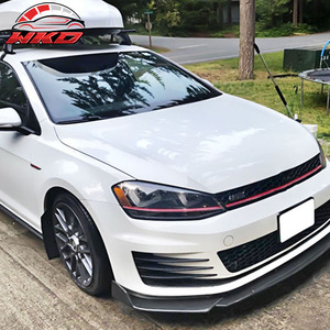 Universal A Style 3PCS Adjustable Front Bumper Lip <b>Spoiler</b> Splitter Gloss Black High Quality Body Kit - Product Image 2