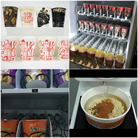 Mesin Penjual Otomatis Pasta & Mie Instan dengan Fungsi SDK Layar Sentuh, Manajemen Berbasis Cloud, Pemanas Air Mendidih
