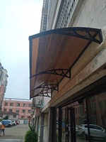 Auvent de porte d'entrée de magasin de style classique auvent de porte d'entrée en métal