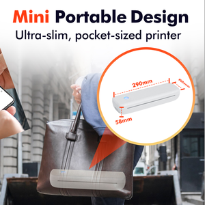 May mắn Jingle nhiệt xách tay A4 máy in máy in cho tiếp tục hợp đồng in hóa đơn - Product Image 6